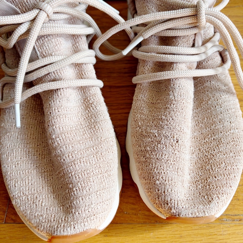 Sorel | Women’s Kinetic Lace-Up Sneakers Shoes Walking Natural Tan Size 9.5 - Picture 5 of 11